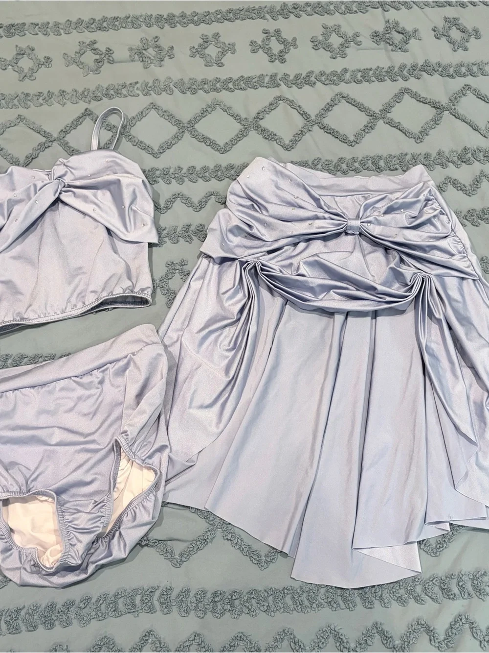 Kellé Intertwined Contemporary Dance Costume Set | Adult Large | Periwinkle